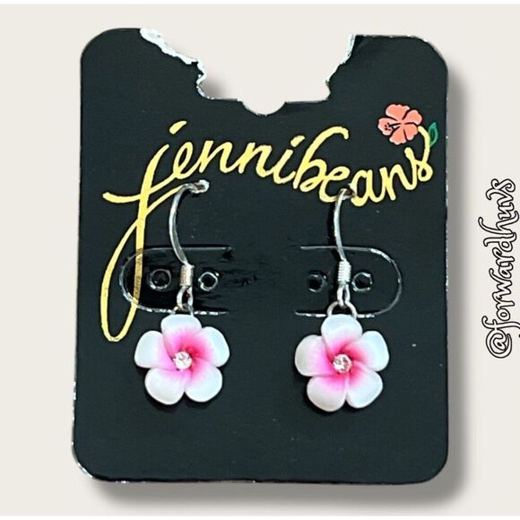 Bundle Sale 3 for $15 | Jennibeans Fimo Clay Hawaiian Earrings - Picture 6 of 7